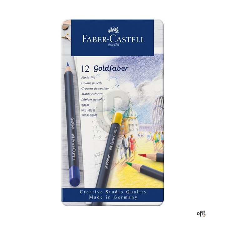 Kredki GOLDFABER 12kol. op.metal. 114712 FC