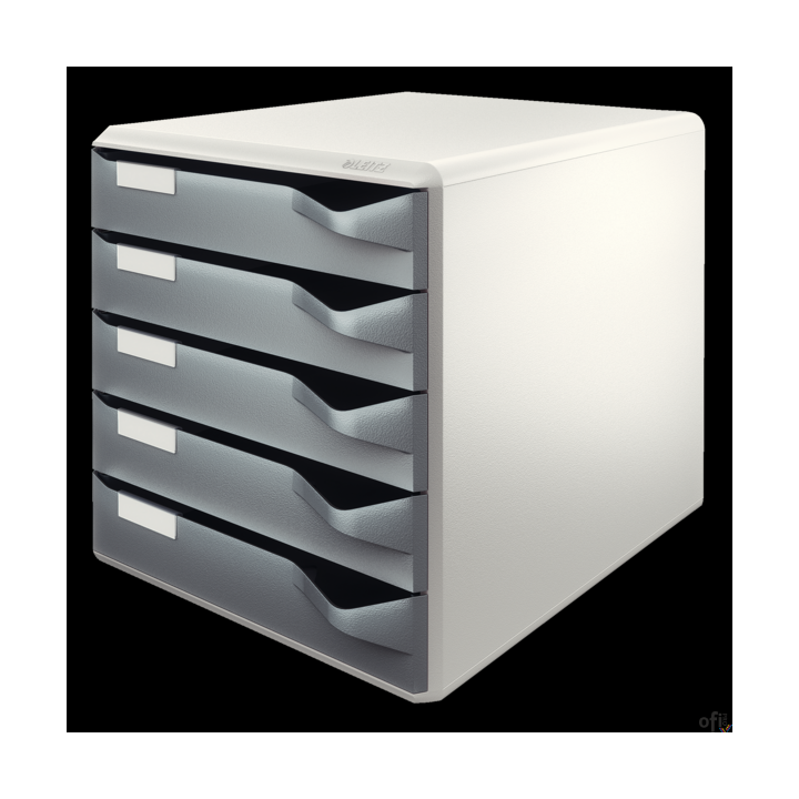 Pojemnik na korespondencję Leitz - 5 szuflad, ciemnoszary 52800089