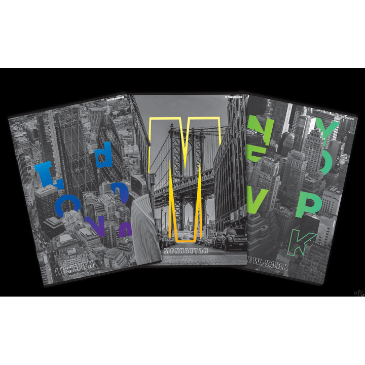 Zeszyt TOP CITY A4 96K 70G kratka 400169507 Top 2000