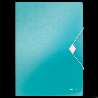 Teczka z gumką Leitz WOW__idealna do przenoszenia i przechowywania dokumentow,_folderow i innych przedmiotow__wykonane z polipro