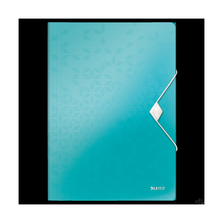 Teczka z gumką Leitz WOW__idealna do przenoszenia i przechowywania dokumentow,_folderow i innych przedmiotow__wykonane z polipro