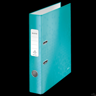 Segregator z mechanizmem WOW Leitz 180___innowacyjny segregator z mechanizmem dźwigniowym 180_ WOW__okładki oklejone kolorowym p