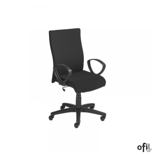 Krzesło obrotowe Leon/Koral M43 (WELUR CZARNY)