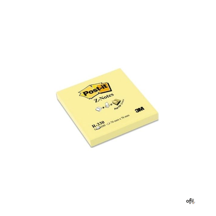 Bloczek 3M POST-IT Z-Notes R-330 76x76mm 100k FT510000092 harmonijkowy