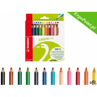 Kredki GREENTRIO 12kol.6203/12 STABILO