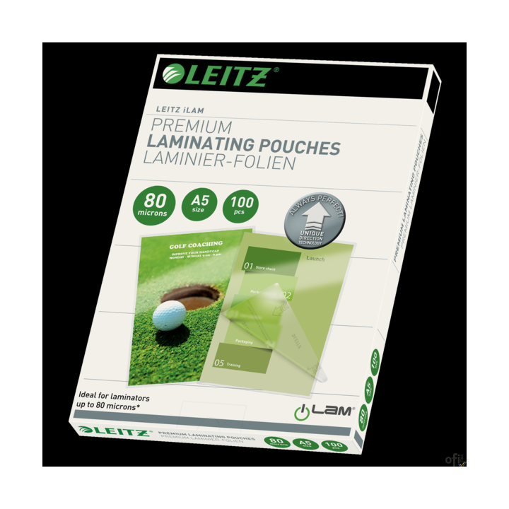 Folia do laminacji Leitz UDT A5 80 mic., 100 szt., 74920000