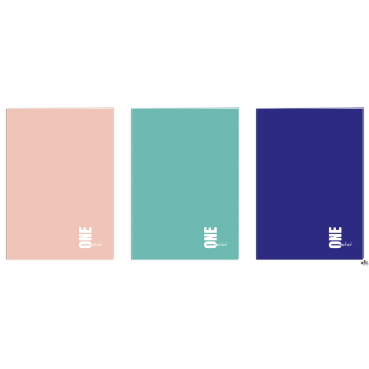 Zeszyt A4 80 kartek kratka ONE COLOR Interdruk ZEA480 ONE