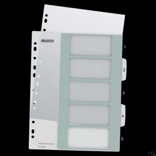 Wydrukuj elegancki i ekskluzywny spis treści za pośrednictwem www.leitz.com/easyprintMocne i trwałe, z wytrzymałego polipropylen