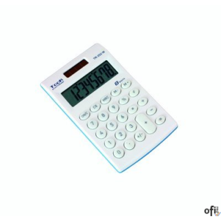 Kalkulator TOOR TR-252-K CZARNY, 8 pozycyjny, podwójne zasilanie 120-1772