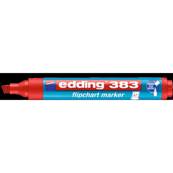 Marker flipchart ścięty 1-5mm czerwony EDDING 383/002/CZ