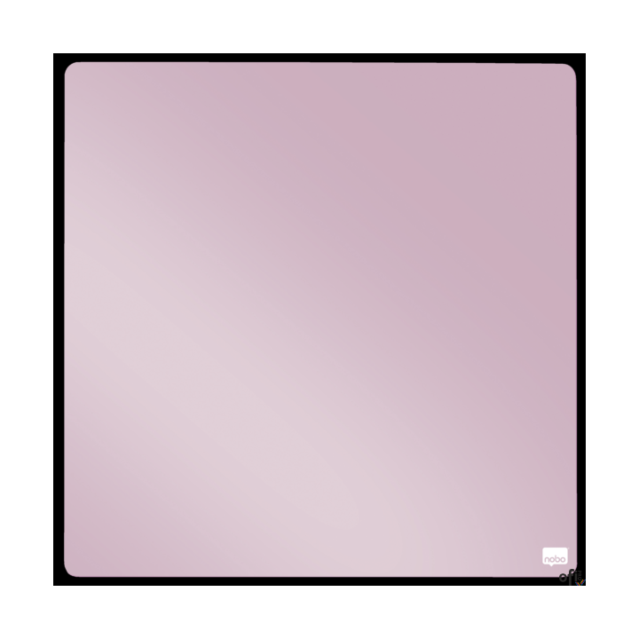 Mała kwadratowa tabliczka suchościeralna Nobo, 360 mm x 360 mm, liliowa 1915623
