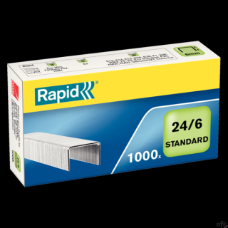 Zszywki RAPID Standard 24/6 1M, 1000 szt., 24855600