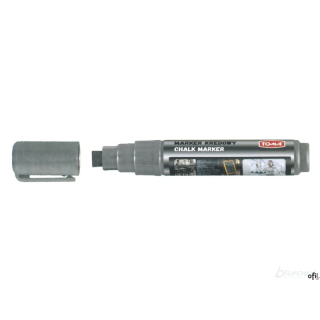 Marker kredowy, końcówka ścięta 8mm, 8g tuszu srebrny TO-291 Toma