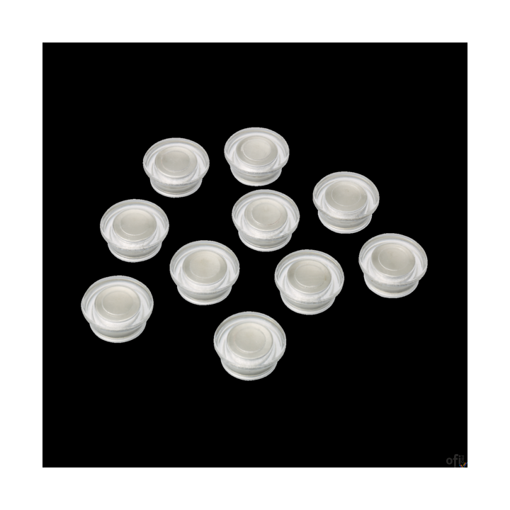 Mocne magnesy do tablic szklanych NOBO Rare Earth (10szt) transparentne 1903854