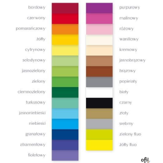 Brystol A1 żółty (20 arkuszy) KRESKA 188