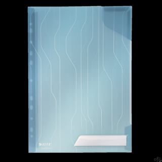 Folder Leitz Combifile, niebieski przezroczysty, folia 5 szt., 200 mic., 47260035