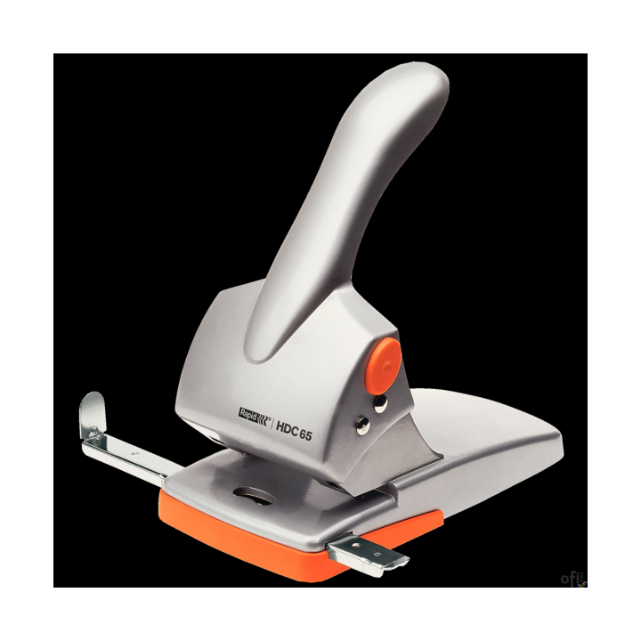 Dziurkacz HDC65 srebrno-pomarańczowy 65 kartek RAPID 20922603