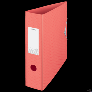 Segregator Esselte ColournullBreeze, z polyfoamu A4, 82 mm, koralowy 628427