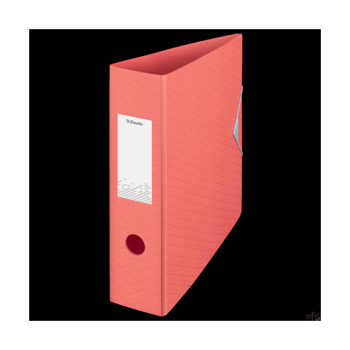 Segregator Esselte ColournullBreeze, z polyfoamu A4, 82 mm, koralowy 628427