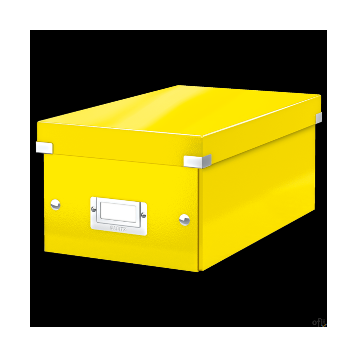 Przykuwające wzrok, stylowe pudełko na płyty DVD i inne drobiazgi_Szybkie i łatwe składanie/rozkładanie dzięki konstrukcji spina