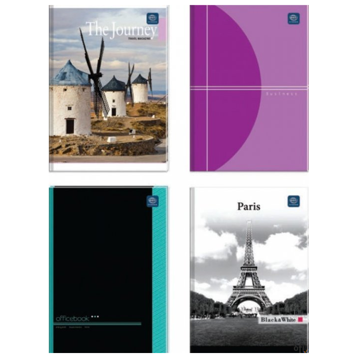 Brulion A4 288k kratka szyty INTERDRUK