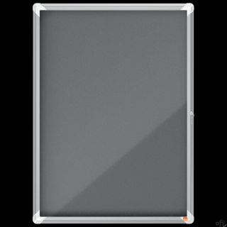 Gablota filcowa wewnętrzna Nobo Premium Plus 9xA4, szara 1915330