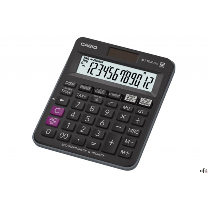 Kalkulator CASIO MJ-120D PLUS, dźwięk alarmu przy sprawdzaniu obliczeń