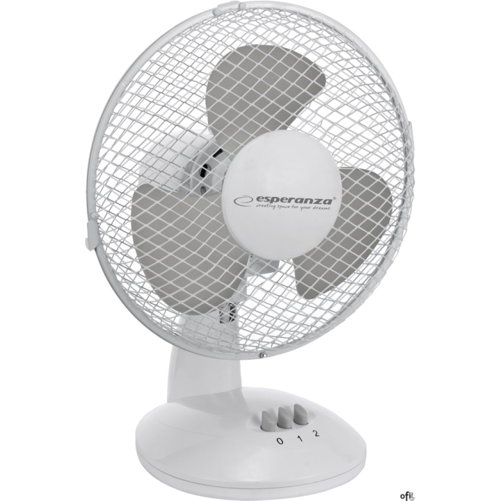 Wentylator biurkowy ZEPHYR biało-szary EHF004WE ESPERANZA