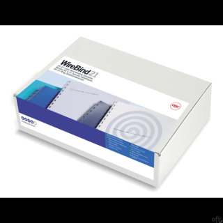 Grzbiety drutowe GBC A4 21L 10mm białe (100szt) IB165283