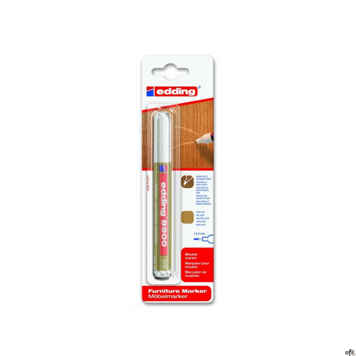 Marker do mebli jasny dąb blister Edding 8900/1/616/JD