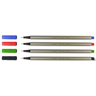 Cienkopis D407 czerwony105242 LEVIATAN