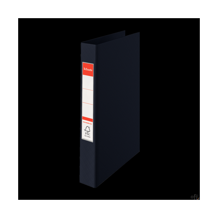 Segregator Esselte A4 z 4 kółkami, grzbiet 42 mm, czarny, 14462