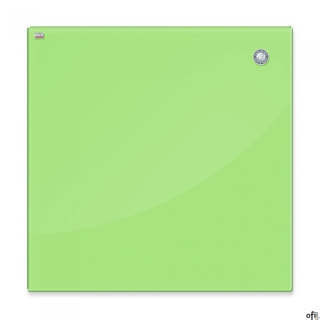 Tablica szklana magnetyczna 45x45cm jasna zieleń 2X3 TSZ4545 G