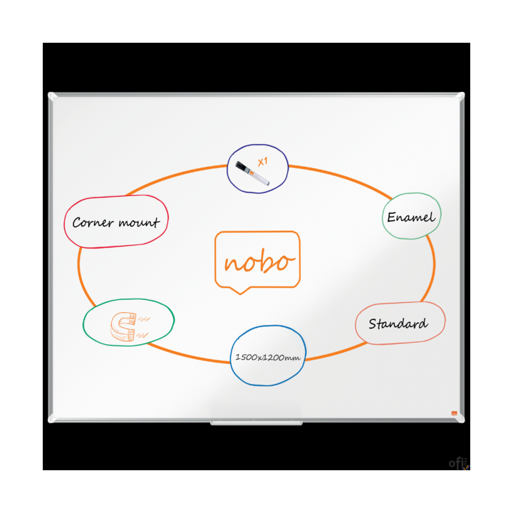 Tablica porcelanowa Nobo Premium Plus 1500x1200mm 1915147