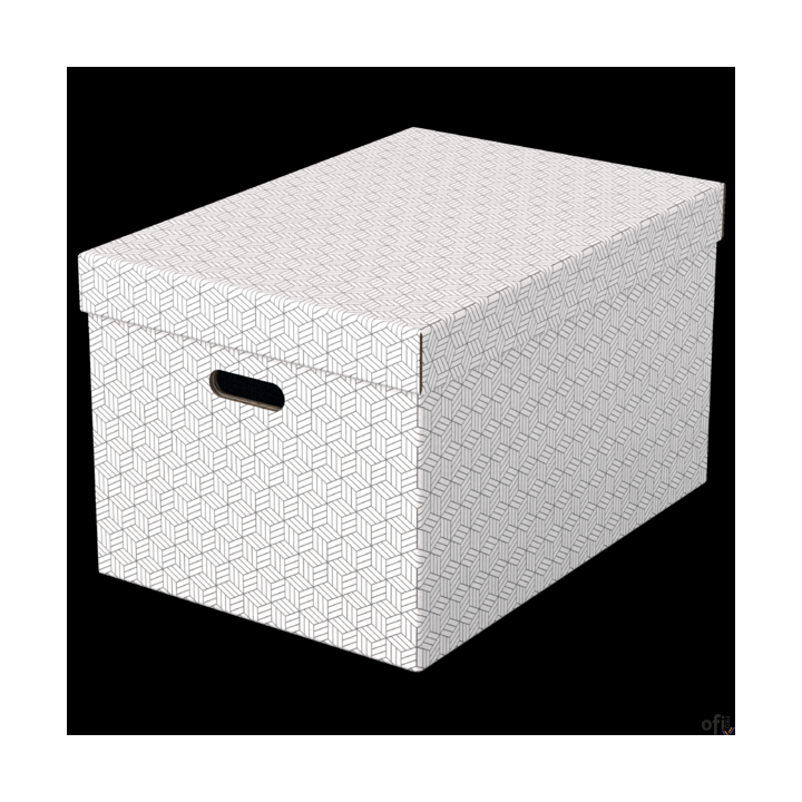 Pudełka domowe do przechowywania, rozmiar L, 3 sztuki, białe Esselte 628286