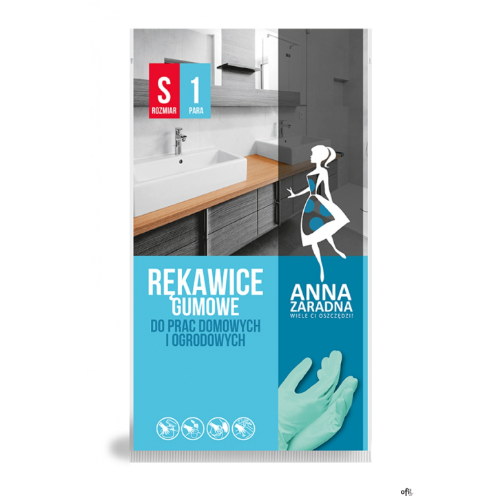 rękawice gumowe_przydatne jako ochrona skóry dłoni podczas prac domowych wszelkiego rodzaju_posiadają mankiet, więc skutecznie c