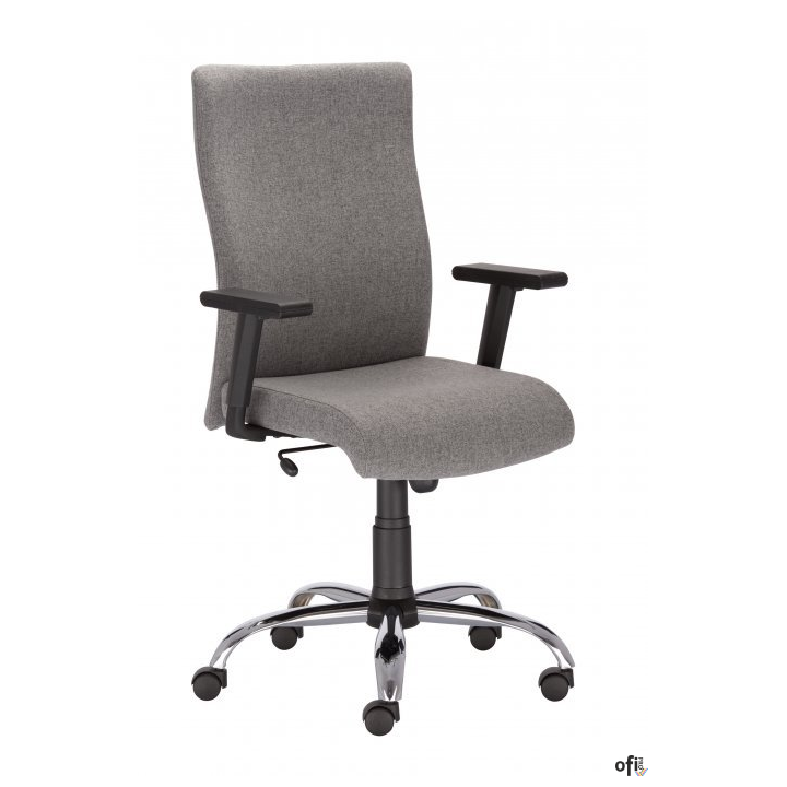 Krzesło obrotowe LEON ST/WILLIAM R19T STEEL EF031 szary NOWY STYL