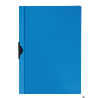 Skoroszyt Q-CONNECT z metalowym klipsem, PP, A4, 200/350mikr., niebieski