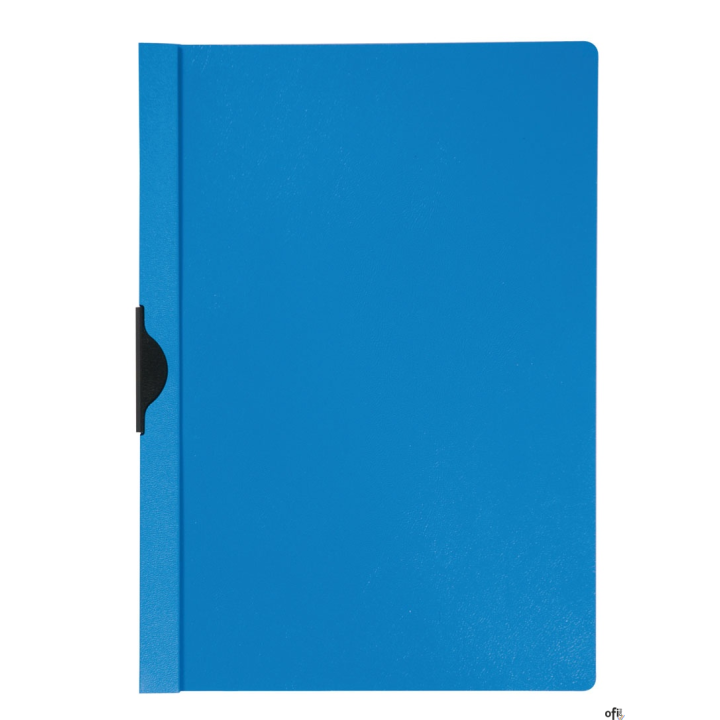 Skoroszyt Q-CONNECT z metalowym klipsem, PP, A4, 200/350mikr., niebieski