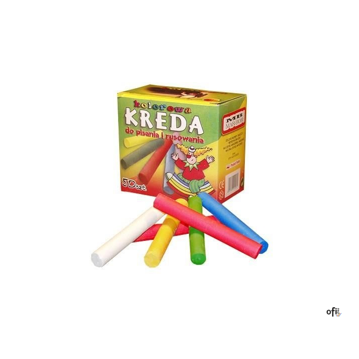 Kreda okrągła kolor 50 szt.  M12 MAR-BOR