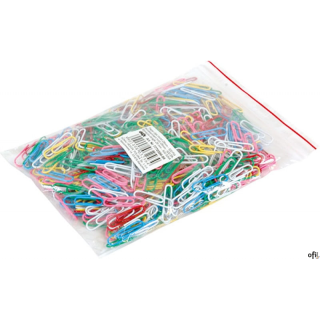 SPINACZE OKRĄGŁE OFFICE PRODUCTS, 28MM, 500SZT., W WORECZKU, MIX KOLORÓW  18088849-99