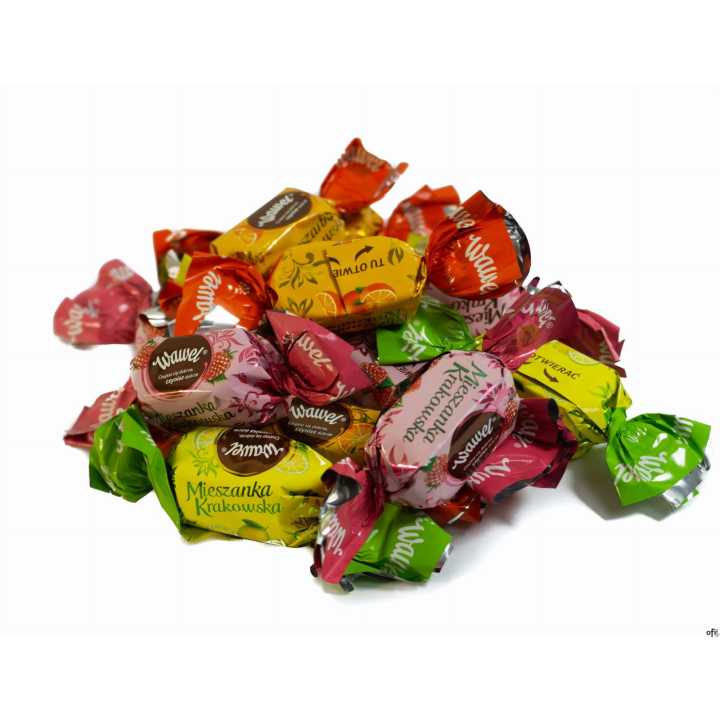 Cukierki WAWEL MIESZANKA KRAKOWSKA galaretki w czekoladzie 1kg