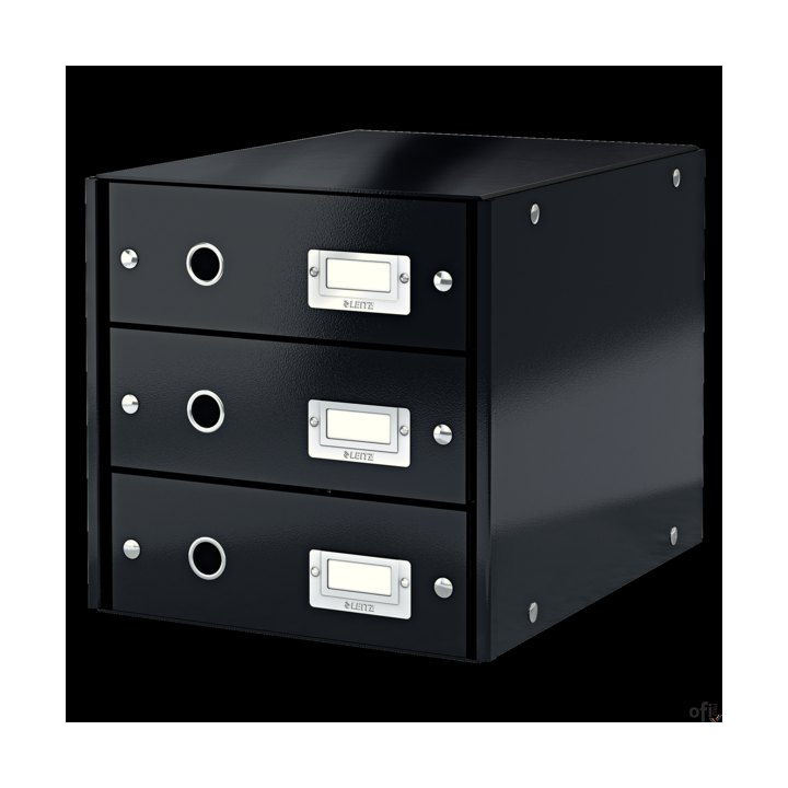 Pojemnik z 3 szufladami LEITZ C&S czarny 60480095