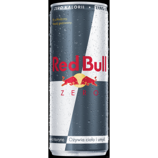 Napój energetyczny RED BULL ZERO 250ml puszka