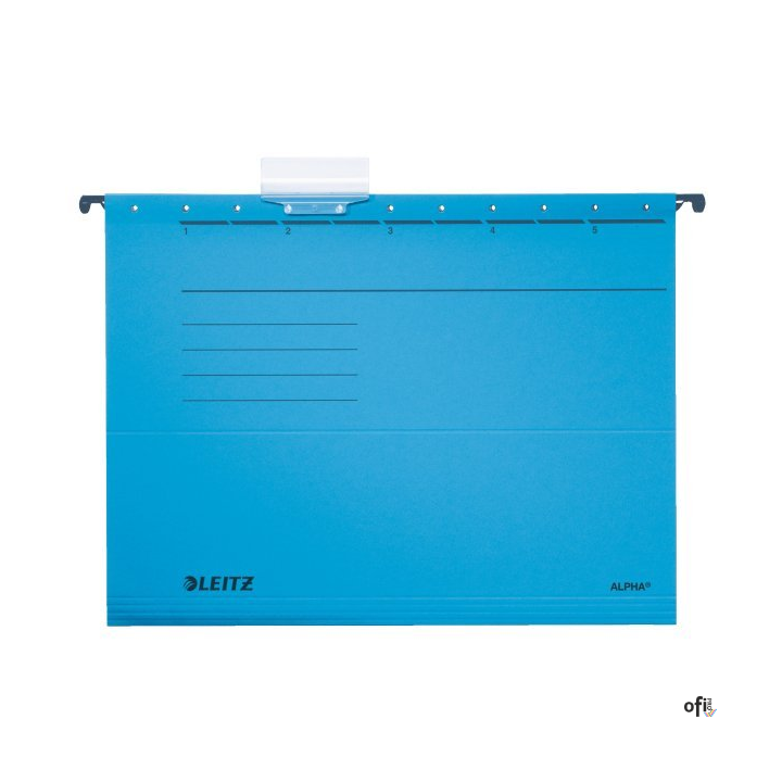 Teczki zawieszane ALPHA, niebieski, Leitz 19850135