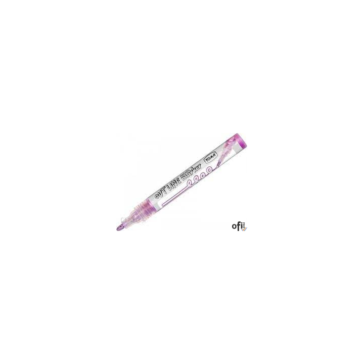 Marker OUTLINE srebrno-fioletowy TO-404 Toma
