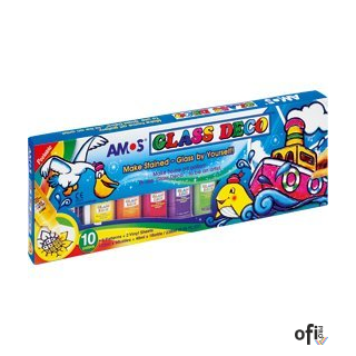 _ wysokiej jakości farby witrażowe przeznaczone do samodzielnego wykonania witraży oraz dekoracji szkła, porcelany, luster, płyt