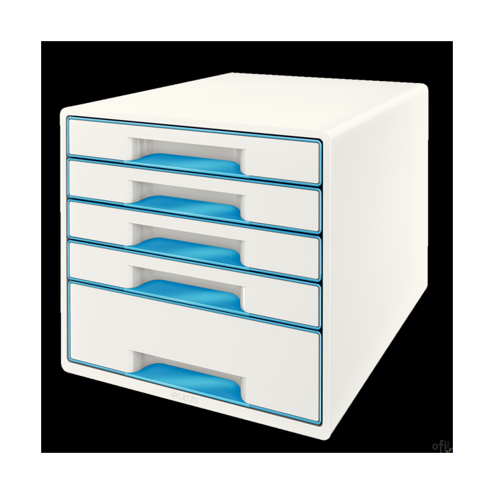 Przykuwające wzrok, najwyższej jakości pojemniki z szufladami WOW z niezwykłym i stylowym połączniem dwóch kolorów o błyszczącym