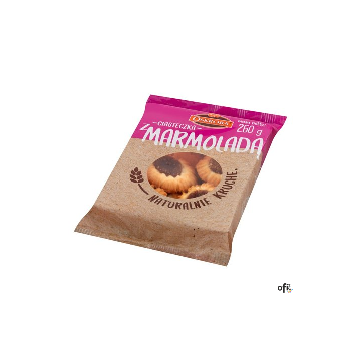 Ciastka kruche Oskroba z marmoladą 260g