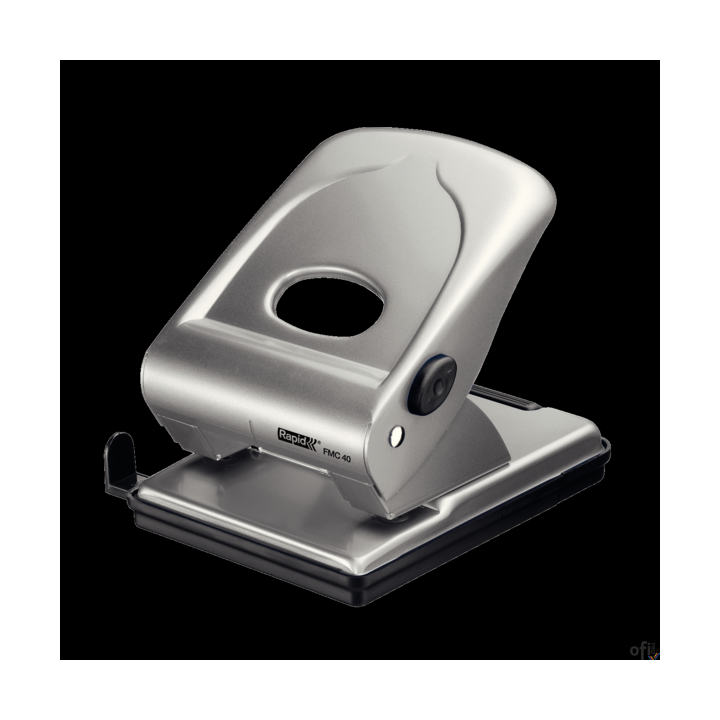 Dziurkacz FMC40 RAPID srebrny 40 kartek duży metalowy 21835602